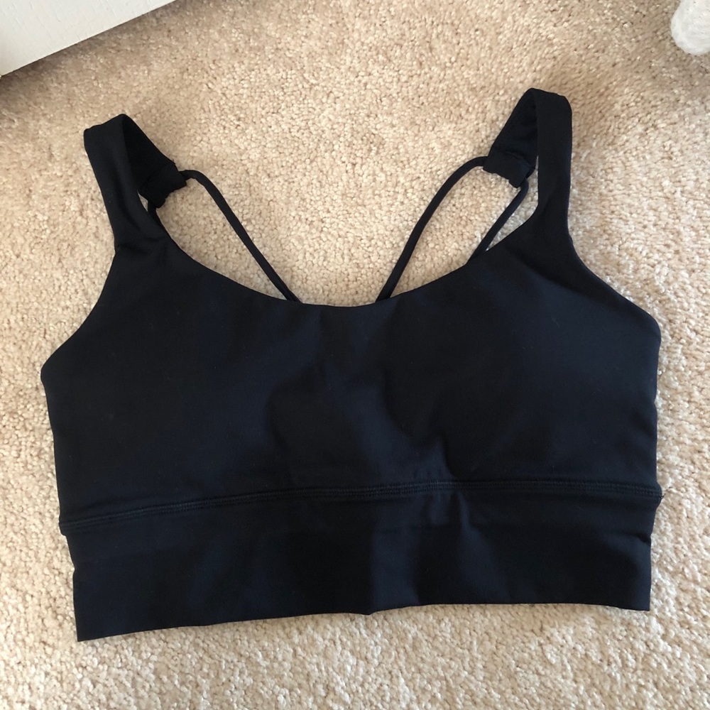 Paragon black sports bra NWOT